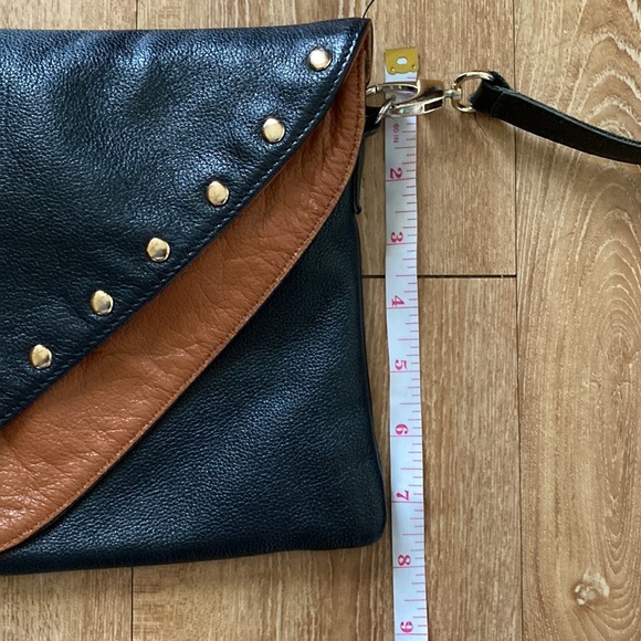 B-Low The Belt Leather Studded Envelope Crossbody - Picture 8 of 13